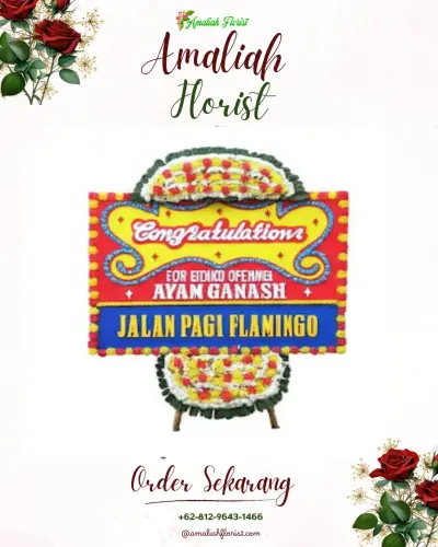 Bunga Papan Congratulation di Rembul